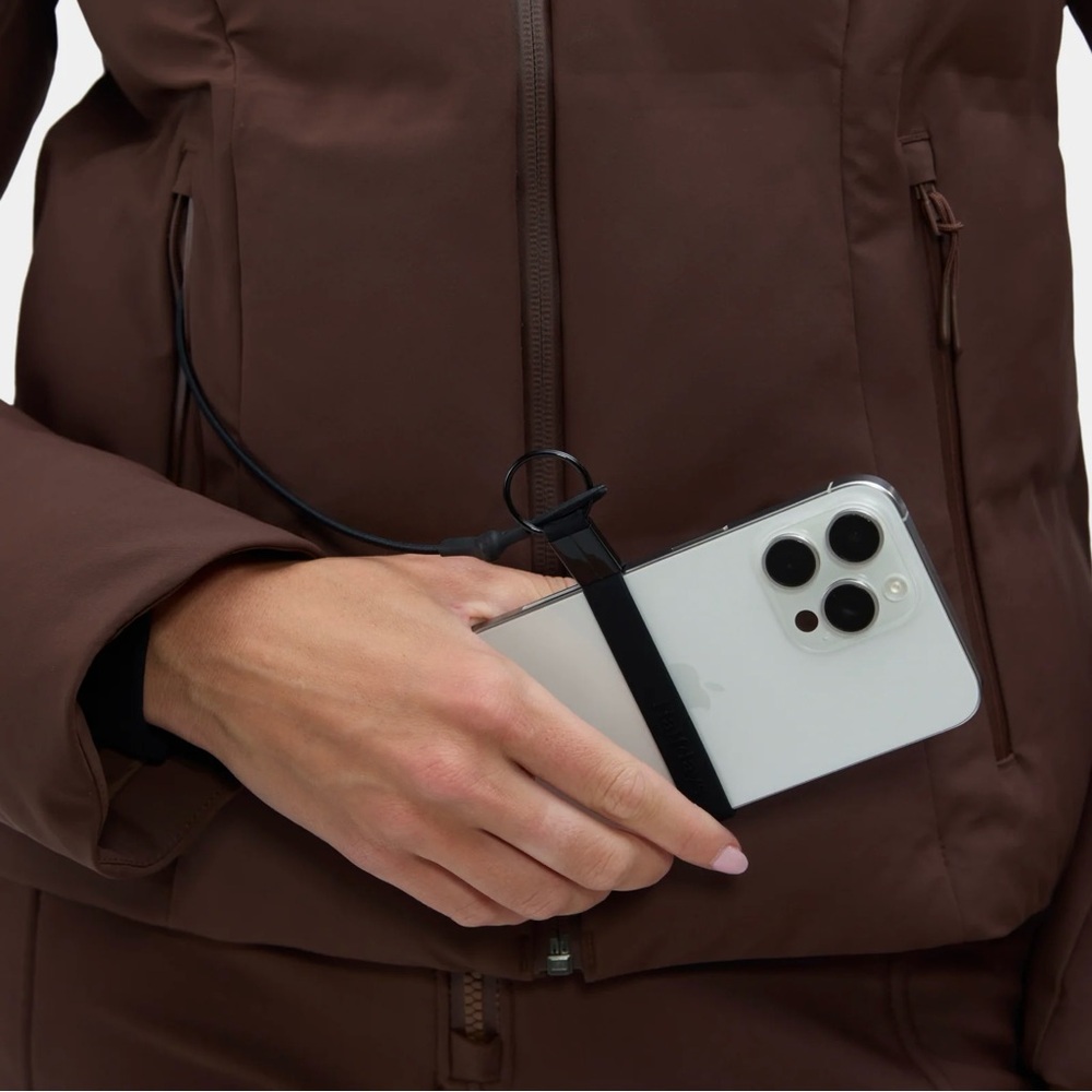NWOT Halfdays Georgie Puffer Jacket in Spiked Cocoa Brown Espresso Chocolate Ski - Picture 2 of 14